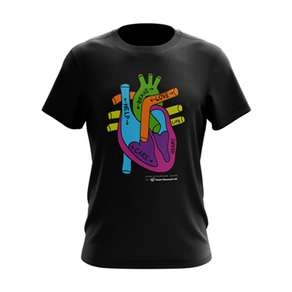 Heart of Scotland - Exclusive Christopher Kane Men's Black T-shirt