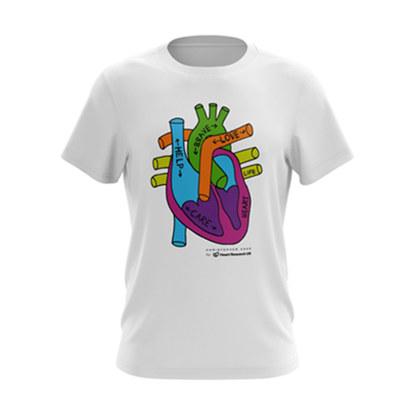 Heart of Scotland - Exclusive Christopher Kane Men's White T-shirt